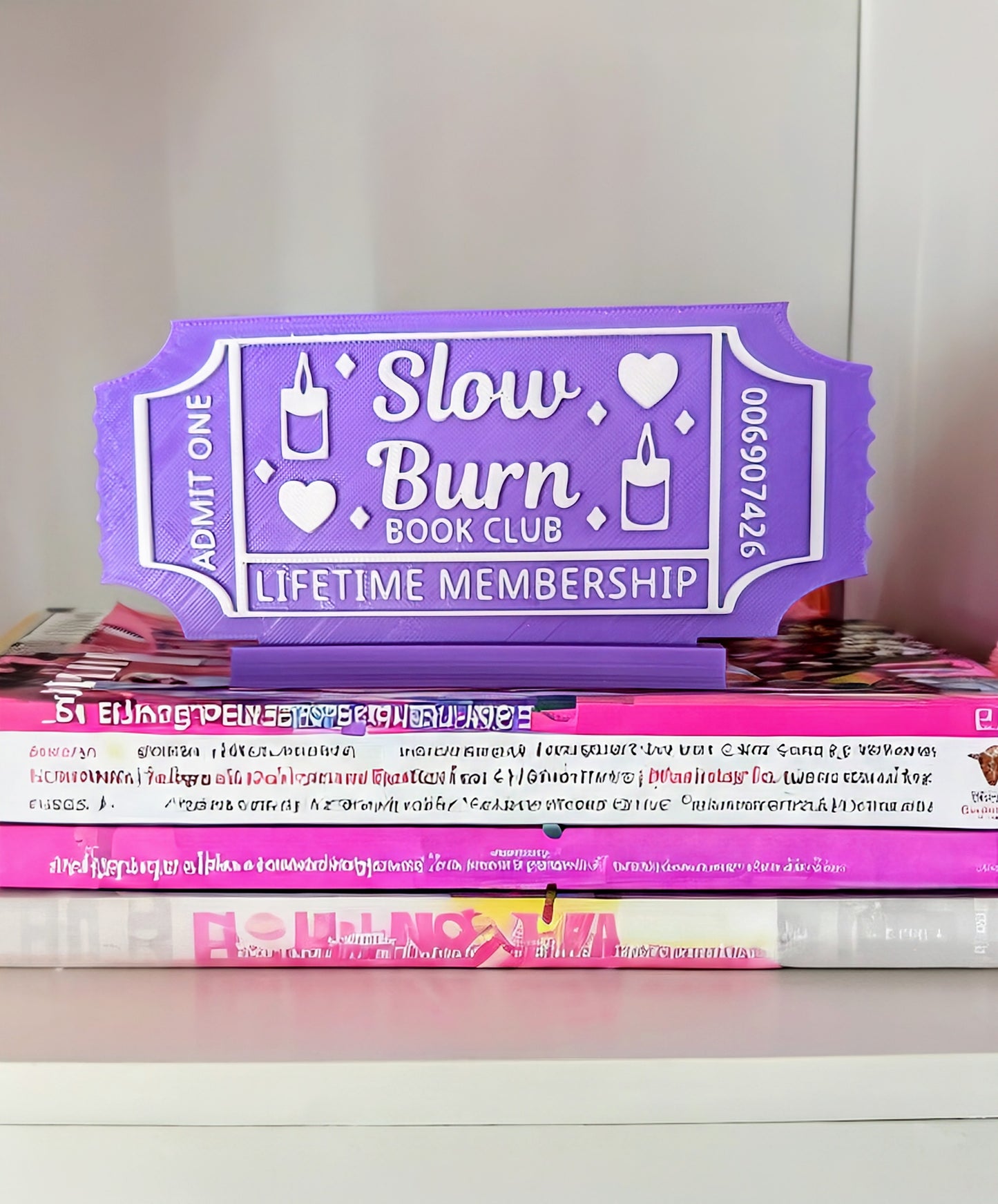 Slow Burn Book Club Ticket