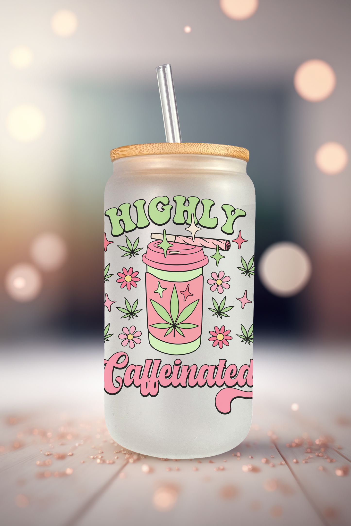 Highly Caffeinated Glass Can